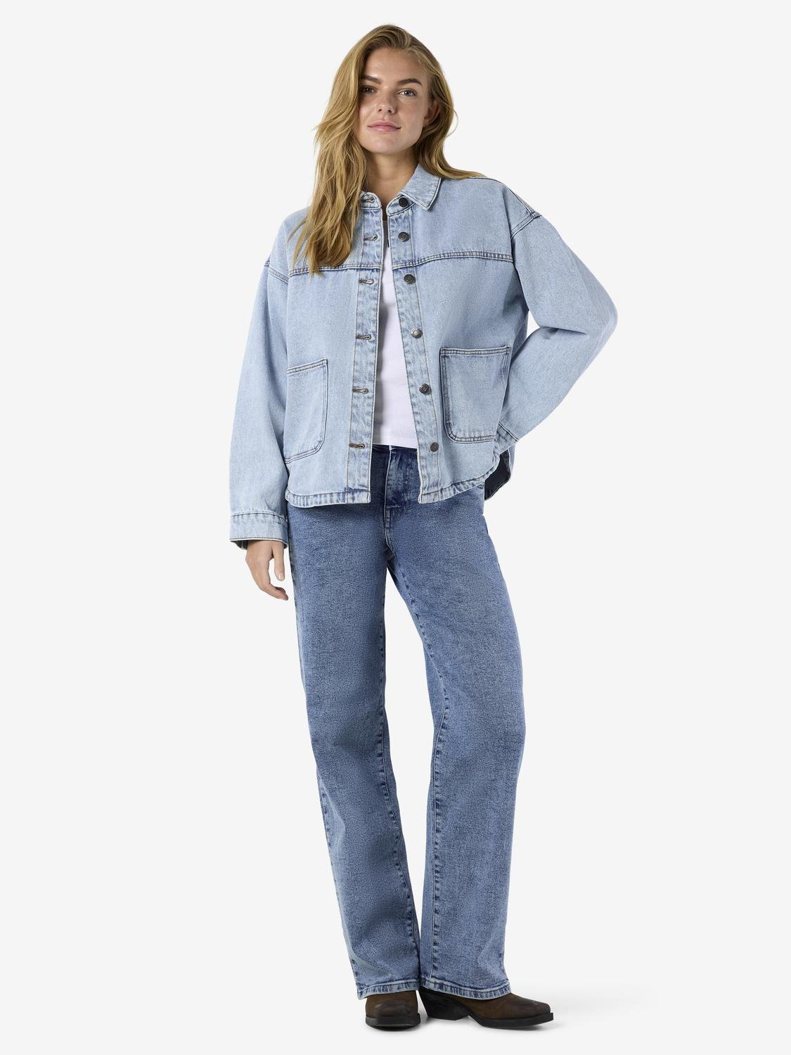 NMKETTIE Denim Jacket - Light Blue Denim - VERO MODA & VILA Bergvik